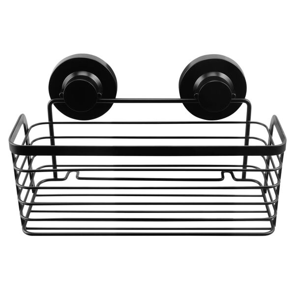 CORNAT Estante de ducha 3in1 negro grande
