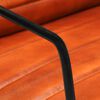 vidaXL Sillón de cuero auténtico marrón canela