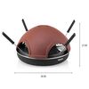 Tristar Horno de pizza para 4 personas PZ-9154 terracota 900 W