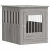 vidaXL Jaula para perros madera ingenier&iacute;a gris Sonoma 64,5x80x71 cm