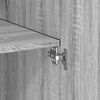 vidaXL Aparador alto madera de ingenier&iacute;a gris Sonoma 70x42,5x185 cm