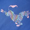 Camiseta infantil azul cobalto 104