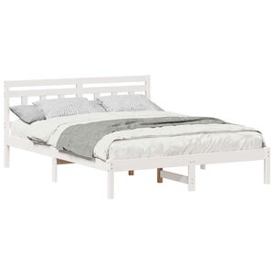 vidaXL Estructura de cama 150 x 200 cm Madera de pino macizo