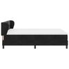 vidaXL Cama tipo Box Spring con colch&oacute;n Negro 140 x 190 cm Terciopelo