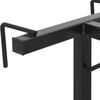 vidaXL Soporte de silla de montura de pared hierro negro