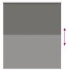 vidaXL Estor Enrollable Opaco gris 120x175 cm Tela Ancho 116,6 cm