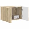 vidaXL Mueble de TV Montado en la Pared Roble Sonoma 59,5 x 31 x 40 cm
