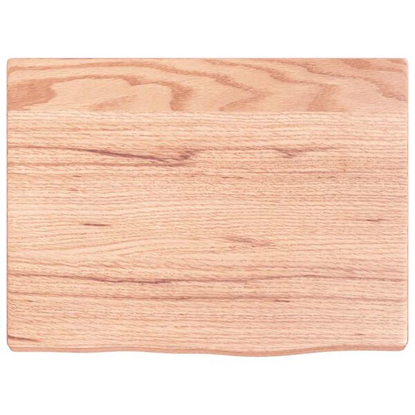 vidaXL Estante de pared madera de roble tratada marrón claro 40x30x2cm