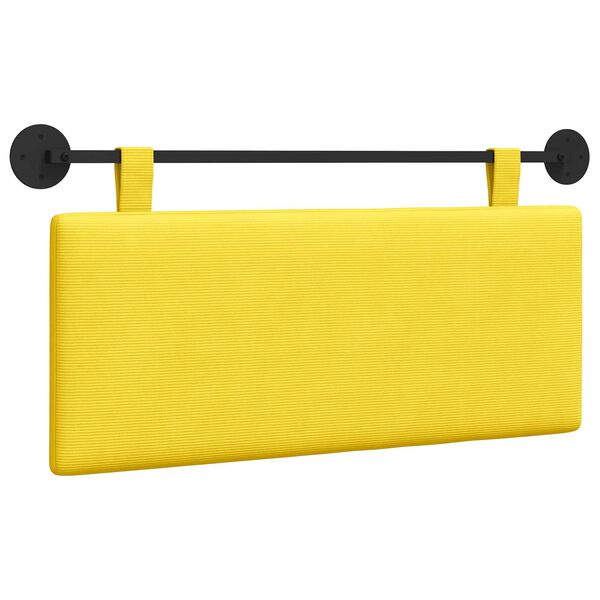 vidaXL Cabecera Colgante Montaje en la pared Liso Tela de Pana