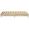 vidaXL Estructura de cama sin colch&oacute;n roble Sonoma 140x190 cm madera