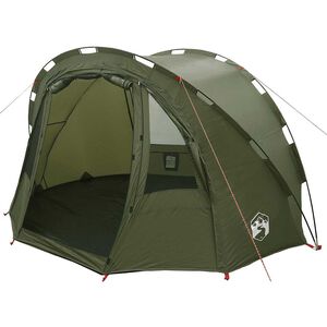 vidaXL Tienda de pesca 2 personas impermeable verde oliva