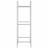 vidaXL Estante para le&ntilde;a acero inoxidable 50x28x94 cm