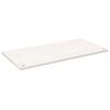 vidaXL Tablero de escritorio madera maciza pino blanco 100x60x2,5 cm
