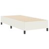 vidaXL Cama tipo Box Spring Crema 80 x 200 cm Tela de Pana