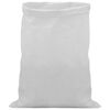 vidaXL Sacos tejidas 100 uds. Blanco 50 x 80 cm PP