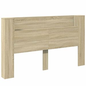 vidaXL Cabecero con estante Roble Sonoma 180 x 16,5 x 103,5 cm
