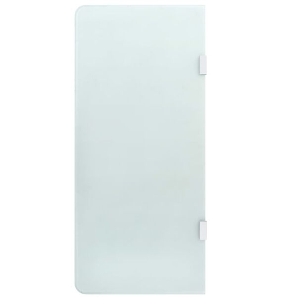 vidaXL Panel privacidad de urinario de pared vidrio templado 90x40 cm