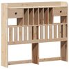 vidaXL Estructura de cama sin colch&oacute;n madera maciza de pino 135x190 cm
