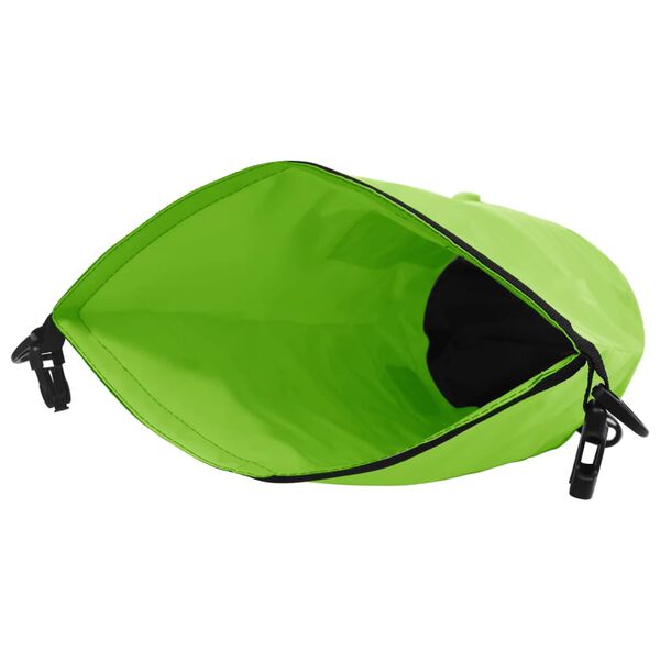 vidaXL Bolso acu&aacute;tico impermeable PVC verde 15 L