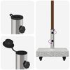 vidaXL Base de sombrilla de granito rectangular 25 kg