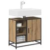 vidaXL Mueble de Cuarto de Ba&ntilde;o Roble artesanal 65 x 33 x 60 cm