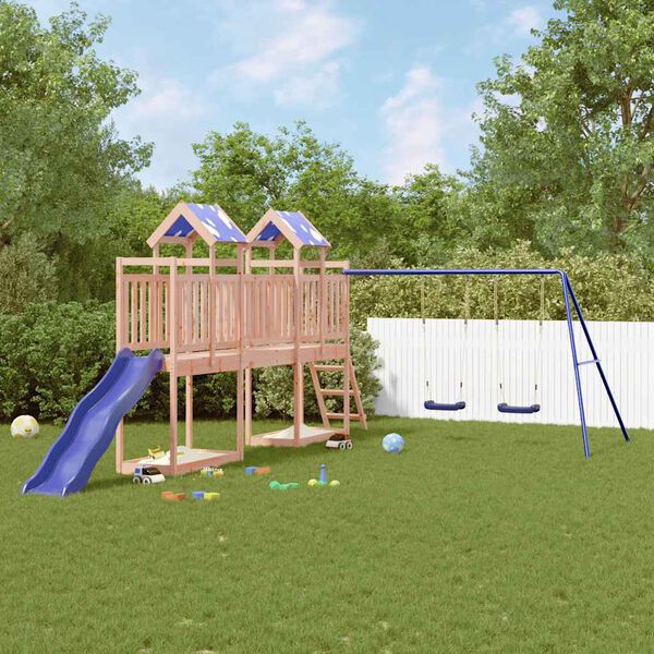 vidaXL Parque infantil de exterior madera maciza Douglas3156935
