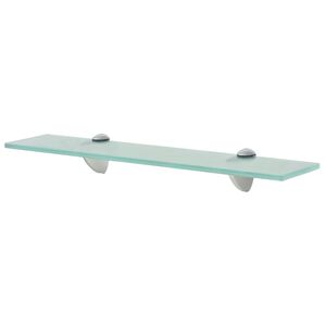 vidaXL Estante flotante de cristal 50x10 cm 8 mm