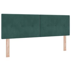 vidaXL Cabecero Verde oscuro 144 cm Terciopelo