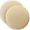 vidaXL Funda de almohada 2 pcs HEERLEN Beige &Oslash; 50 cm Poli&eacute;ster