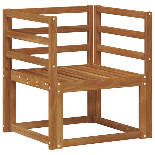 vidaXL Sof&aacute; de exterior Madera de Acacia S&oacute;lida Natural