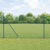 vidaXL Poste de Valla Verde 10 x 1,5 m (malla de 12 x 12 mm) Acero