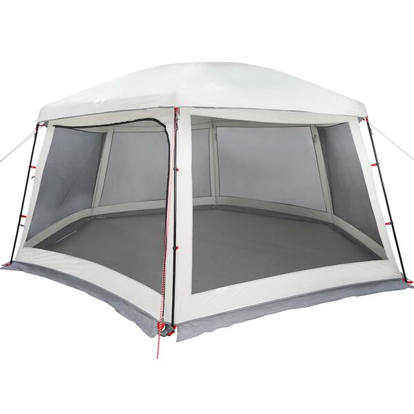 vidaXL Carpa para piscina con desmontables y paredes azul 618x532 cm