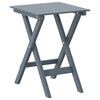 vidaXL Mesa auxiliar plegable madera maciza de &aacute;lamo gris