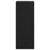 vidaXL Armario de pared Roble Negro 34,5 x 34 x 90 cm