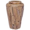 vidaXL Jarr&oacute;n decorativo de madera maciza de teca 40x60 cm