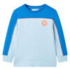 Sudadera infantil azul chill&oacute;n y azul claro 128