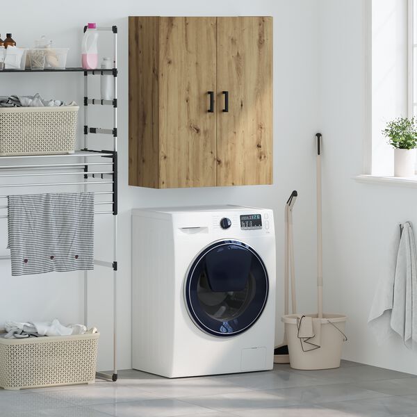 vidaXL Armario de Pared Roble artesanal 69,5 x 34 x 90 cm