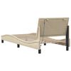 vidaXL Estructura de cama sin colch&oacute;n Hanko tela crema 90x200 cm