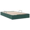 vidaXL Cama con almacenamiento Verde oscuro 120 x 200 cm Terciopelo