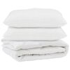 vidaXL Edred&oacute;n con almohada 3 uds. Microfibra