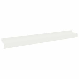 vidaXL Borde de C&eacute;sped 10 uds. 100 x 10 x 8 cm Acero Blanco
