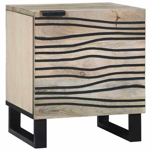 vidaXL Mesa de noche Blanco 40 x 33 x 46 cm Madera de ingenier&iacute;a