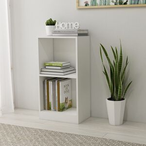 vidaXL Estanter&iacute;a de madera de ingenier&iacute;a blanca 40x24x75 cm