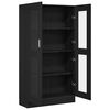 vidaXL Librería Roble Negro 82,5 x 30,5 x 150 cm Madera de ingeniería