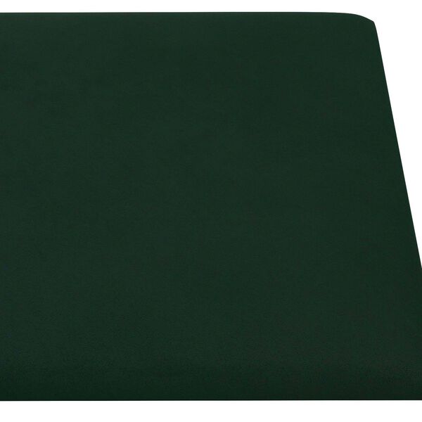 vidaXL Cabecero de Pared 12 pcs Verde oscuro 30 x 15 cm Terciopelo