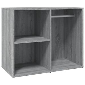 vidaXL Mueble vestidor madera contrachapada gris Sonoma 80x40x65 cm