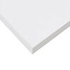 vidaXL Estante flotante de pared 2 uds MDF blanco brillo 50x23x3,8 cm