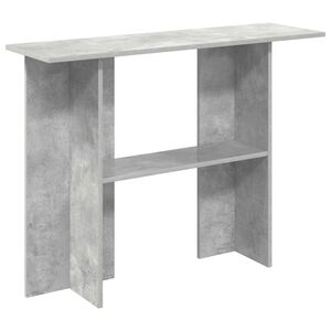 vidaXL Mesa Consola Gris Hormig&oacute;n 100 x 30 x 75 cm