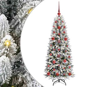 vidaXL &Aacute;rbol de Navidad artificial 120 cm PVC y Pl&aacute;stico y Acero y PE