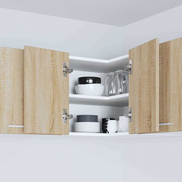 vidaXL Mueble colgante Roble Sonoma y 57 x 57 x 40 cm